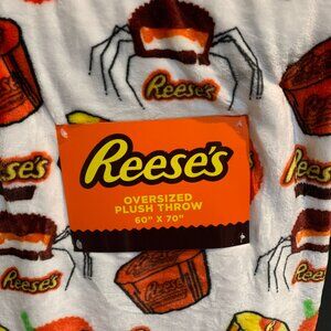Reese's Halloween Throw Oversized Plush Chocolate NWT